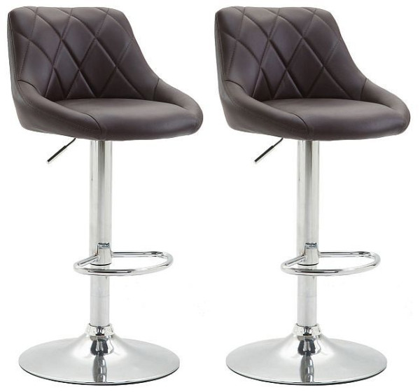 CLP Barhocker Lazio Kunstleder C, braun, VE: 2 Stück, 307028