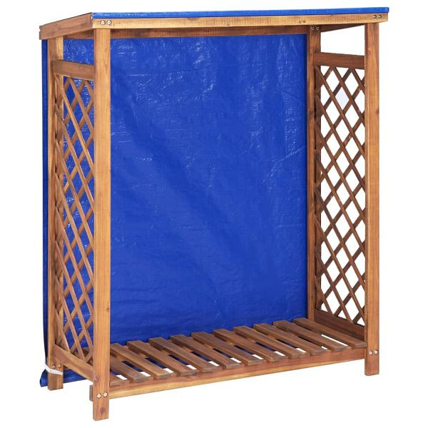 vidaXL Kaminholzregal 105x38x115 cm Akazie Massivholz, 46566