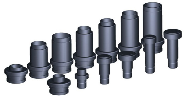 KUKKO Bolzen, Buchsenset MB, Zubehör für “AXLE” Y-AP-75, Y-AP-373
