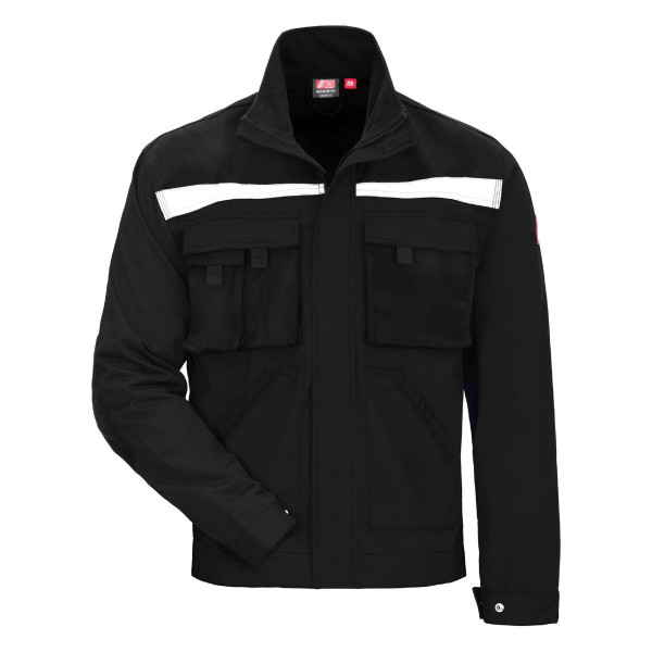 NITRAS MOTION TEX PLUS, Arbeitsjacke, Größe: 54, Farbe: schwarz, VE: 10 Stück, 7650-54
