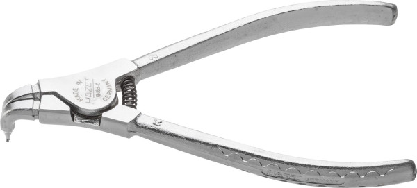 Hazet Sicherungsring-Zange, Norm: DIN 5254 Form B, Oberfläche: verchromt, Spitze stahlgrau, Länge: 139 mm, 1846D-0