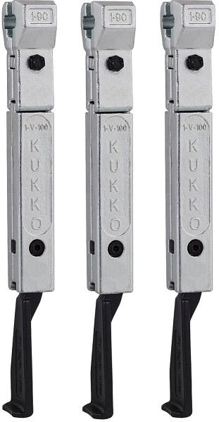 KUKKO 3 extrem schmale Abzughaken (Satz), Hakenlänge: 200 mm, 1-194-S
