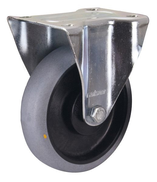 VARIOfit Bockrolle elektrisch leitfähig, 160 x 40 mm, grau, bpg-160.036