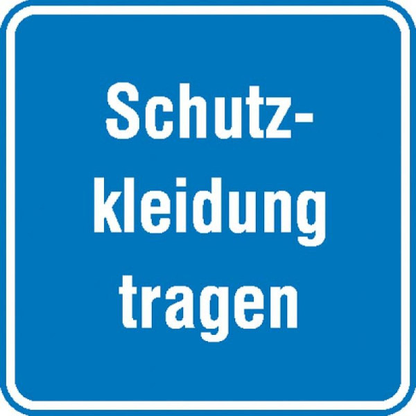 Stein HGS Hinweisschild für Betriebssicherheit Schutzkleidung tragen, 11.0712