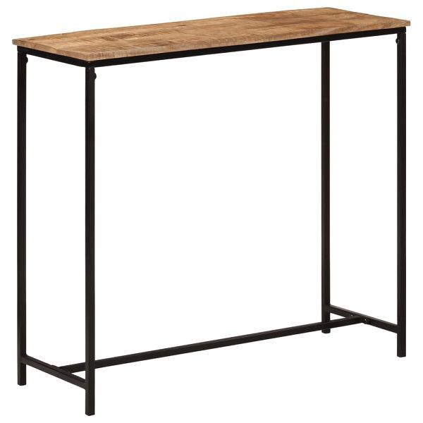 vidaXL Konsolentisch 80x30x74 cm Massivholz Mango und Eisen, 371967