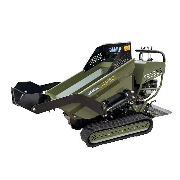 LUMAG Hydraulischer Minidumper mit Kettenantrieb, 1-Zylinder-4-Takt OHV Loncin Motor, GAMULVH5PRO