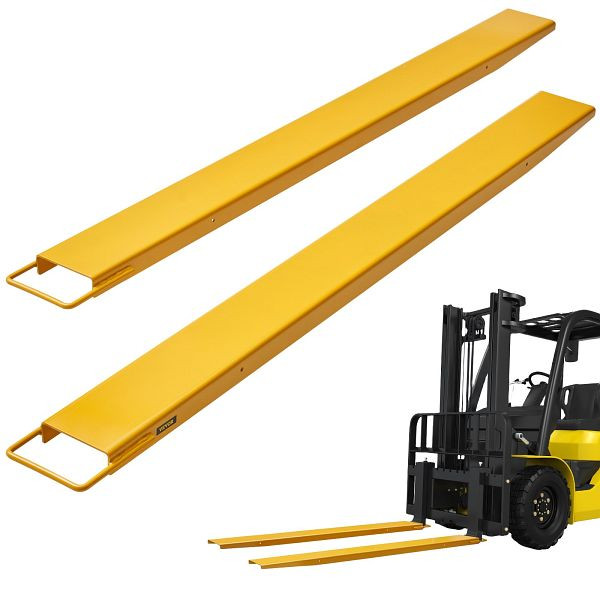 VEVOR 2er-Set Gabelverlängerungen 1820 mm 1,815 Tonnen Tragfähigkeit Q235 Kohlenstoffstahl einteiliges Design Kompatibel mit 106 mm, JZHCTYTS72INW4087V0