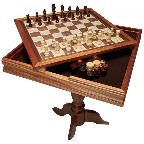 VEVOR Schachspiel aus Holz, 650 x 650 x 675 mm, MZGJXQ18YCSSFNVSGV0