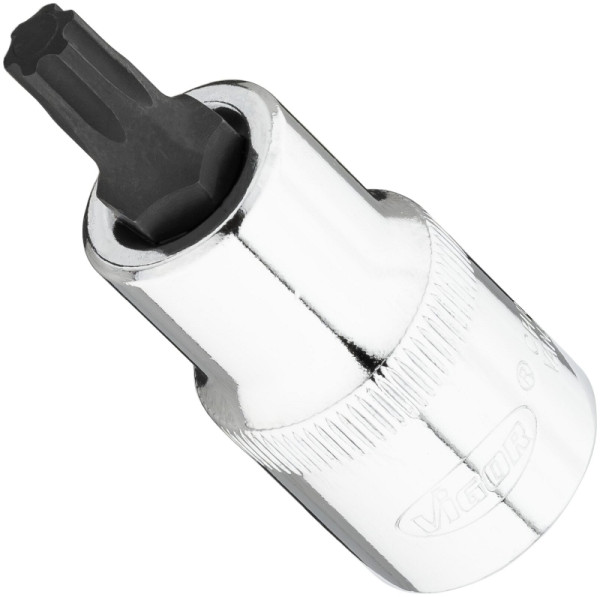 VIGOR T-Plus Schraubendreher-Einsatz, Vierkant 12,5 mm (1/2 Zoll), T+ Profil, T40+, V7055-IP40