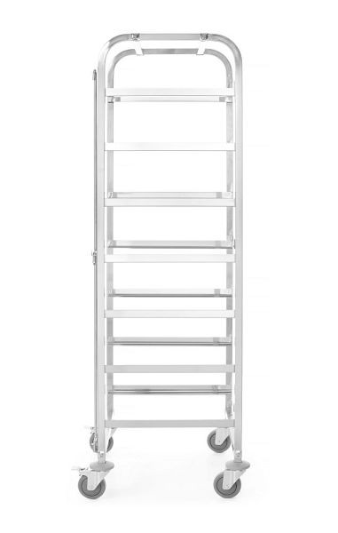 Hendi Transportwagen für Spülmaschinenkörbe, 7 Körbe a 500 x 500 mm, 810583