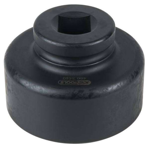 KS Tools 1" Achsmuttern-Schlüssel, 8-kant, kurz, 95 mm, 460.3440