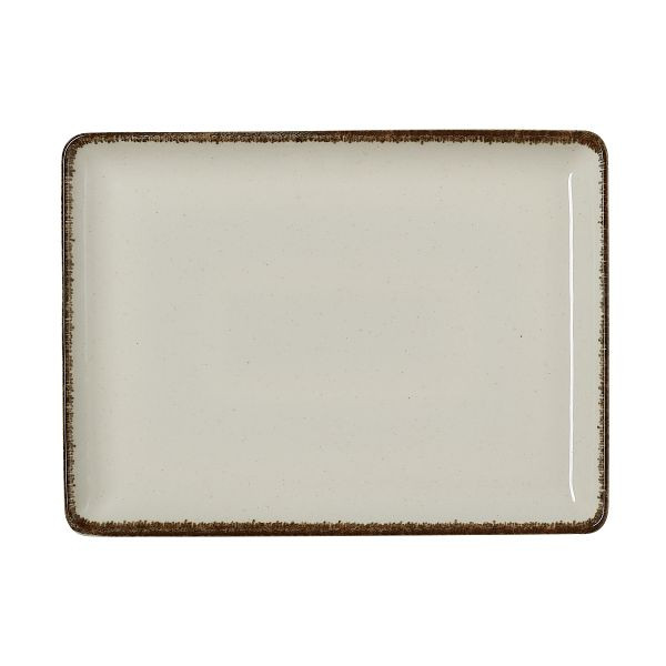WAS Teller Smilla Sand, flache Ausführung, 27 x 20 cm, VE: 6 Stück, 4887227