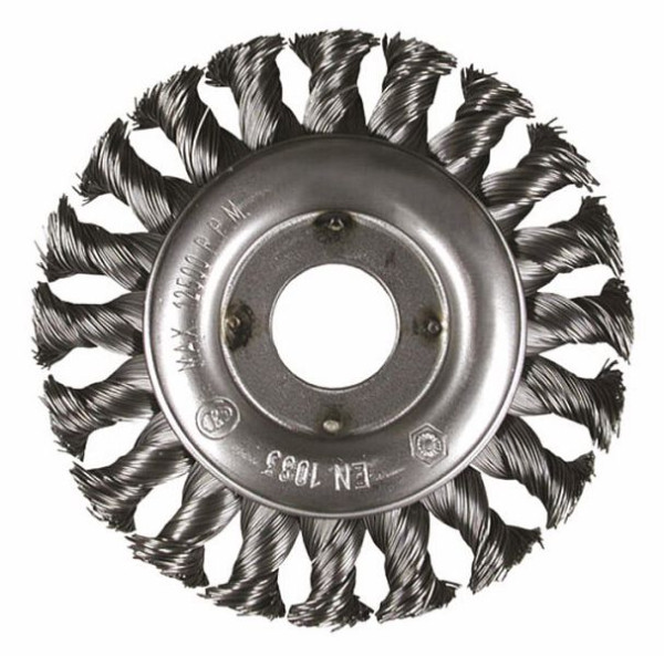 HiKOKI Stahldraht-Rundbürste 115x0,5 mm/ M14, gezopft, 751301