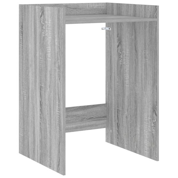 vidaXL Waschmaschinen-Schrank Graues Sonoma 67,5 x 62 x 97 cm, 8006813