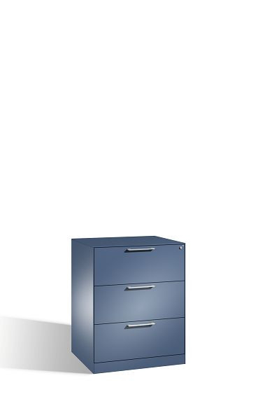 C+P Hängeregistraturschrank Asisto, H1010xB800xT600mm, Farbe: Fernblau, Bügelgriff, 146243-312 S10102