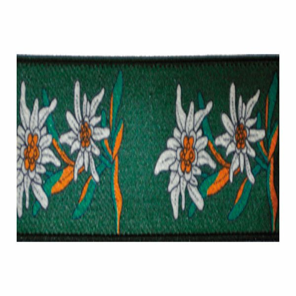 EIKO Hosenträger 36mm 456 Lederbiese Leder-RT, Farbe: flaschengrün, Größe: 120, 1456_34_70_120