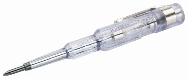 Bahco Spannungsprüfer, isoliert, bis 250 V, 0,5 x 3,5 x 42 mm, 134 mm, 8045LVDE