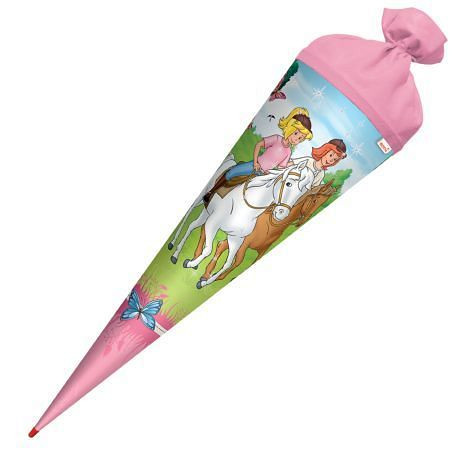 ROTH Schultüte Bibi & Tina - rund, 70 cm, Glitter, 677304