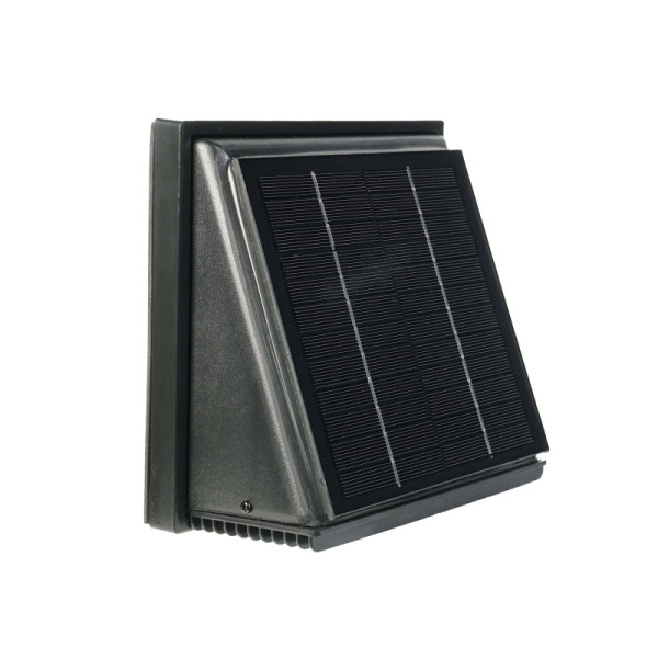 WATTSTUNDE AERO Solarlüfter eckig, schwarz, 701-1008