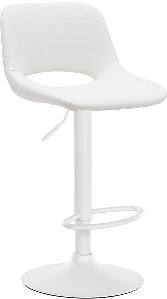 CLP Barhocker Camden Kunstleder weiß, weiß, 324141