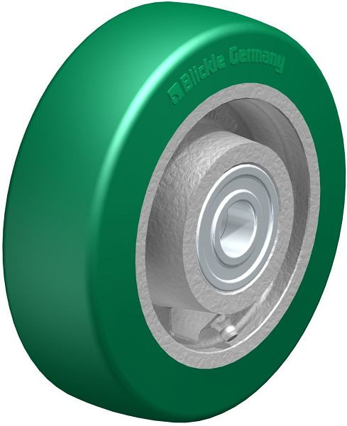 Blickle GST 150/20K Rad aus Blickle Softhane®, Grün, 754381