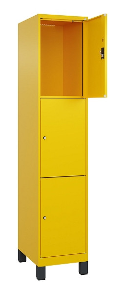 C+P Schließfachschrank Evolo PLUS, mit Füßen, 3 Fächer, 1950x400x500mm, 1023/10, 049010-123 S10022