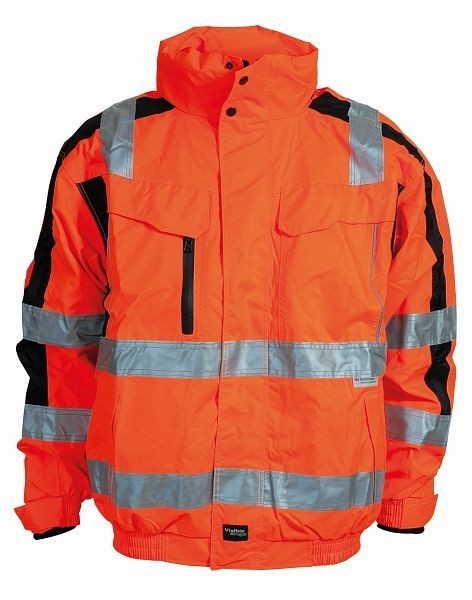 ELKA Visible Xtreme 2-In-1 Pilotenjacke Farbe: Warnorange/Schwarz Größe: L, 086101R033.L