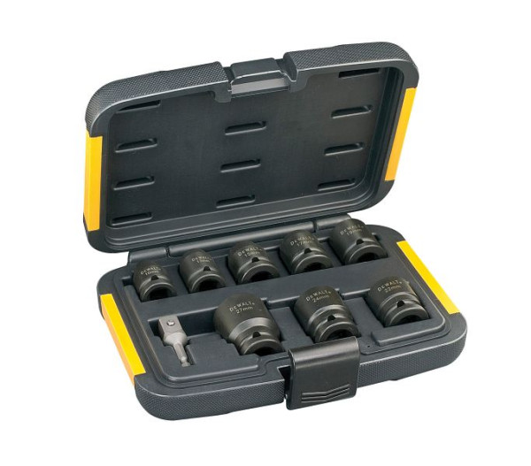 DeWalt Steckschlüssel-Set 9-teilig schlagfest, DT7507-QZ