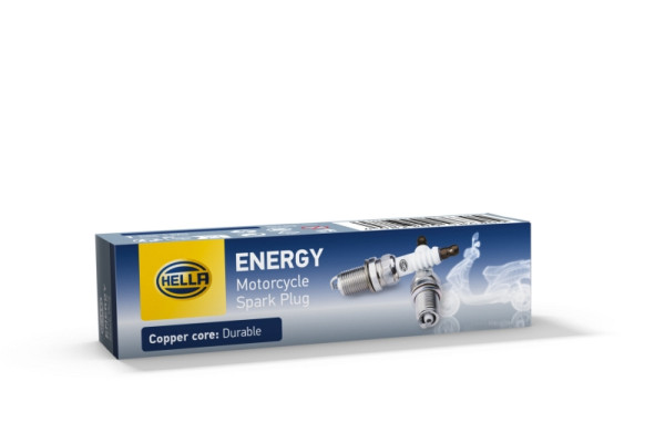 HELLA Zündkerze, Energy CG8P-7D, Schlüsselweite: 20,8, Gewindelänge: 12.7mm, Elektrodenabstand: 0.7mm, 8EH 358 002-091