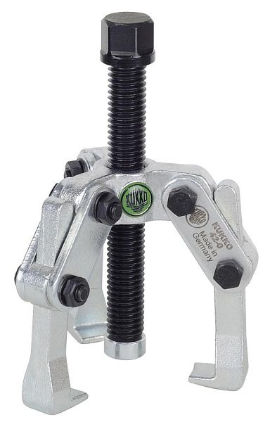 KUKKO 3-armiger Universal Abzieher mit schwenkbaren Abzughaken, Spannweite außen: 60 mm, 42-0