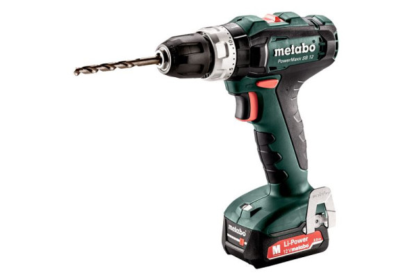 metabo Akku-Schlagbohrschrauber PowerMaxx SB 12 metaBOX 118, 601076500