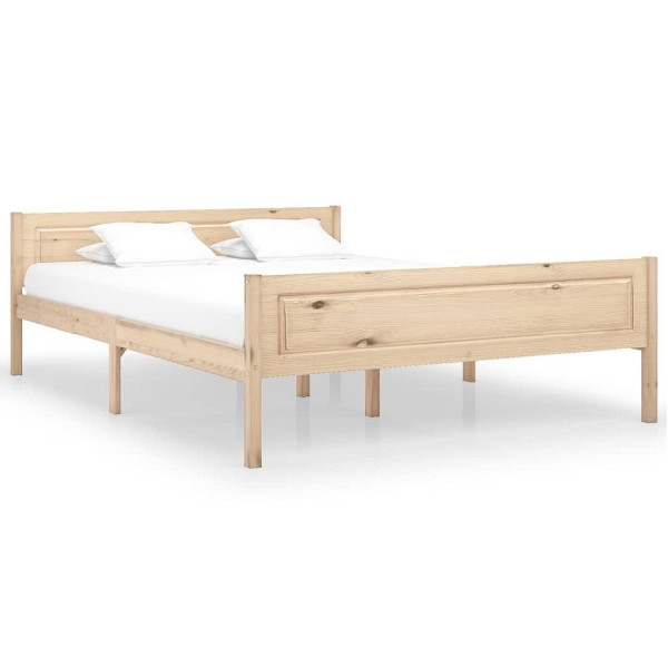 vidaXL Massivholzbett Kiefer 120x200 cm, 322098, 8720286364093
