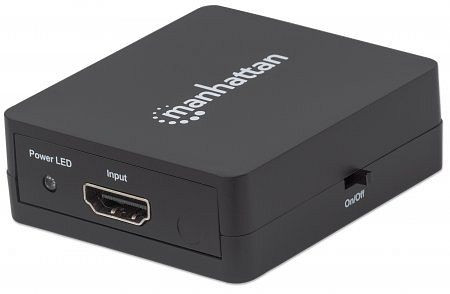 MANHATTAN 1080p 2-Port HDMI-Splitter, Stromversorgung über USB, schwarz, 207652
