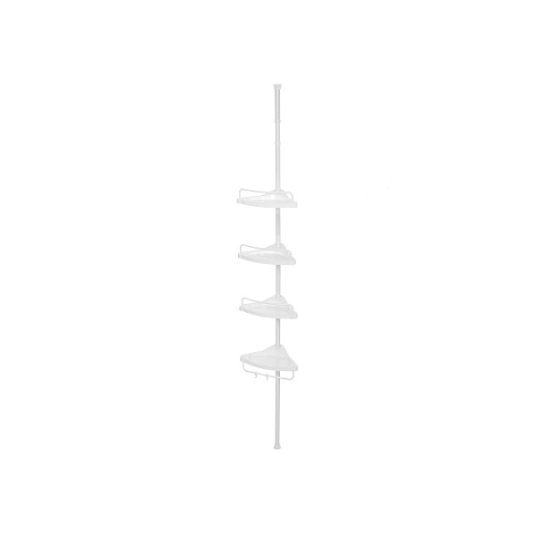 SONGMICS Eckbracket, Weiß, 33,5x21x(95-315) cm, BCB009W101