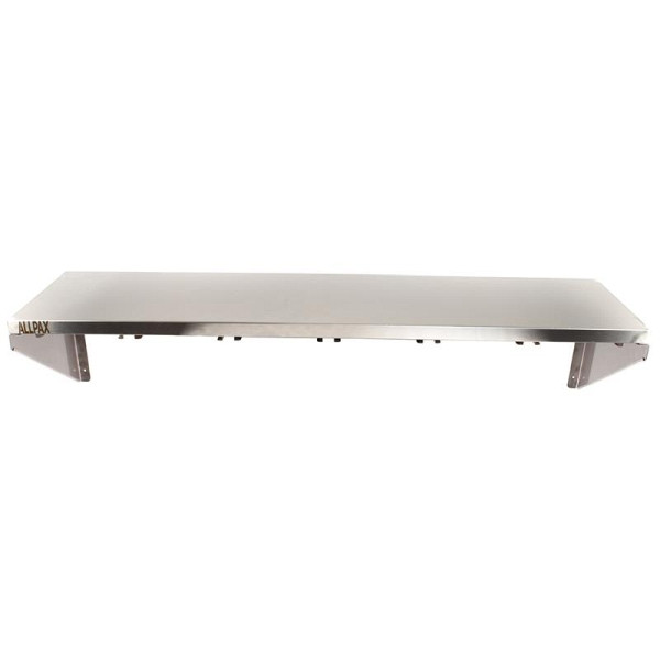 ALLPAX Edelstahl Wandregal für 6x GN 1/6, 120 x 30 cm, 10011863