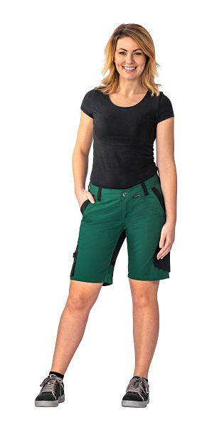 Planam Norit Damen Shorts, grün/schwarz, Größe M, 6464048