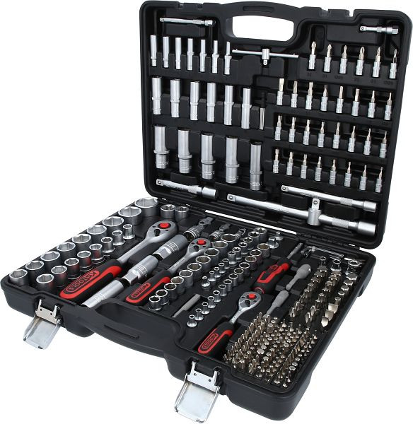 KS Tools 1/4"+3/8"+1/2" Steckschlüssel-Satz, 255-tlg, 917.0255
