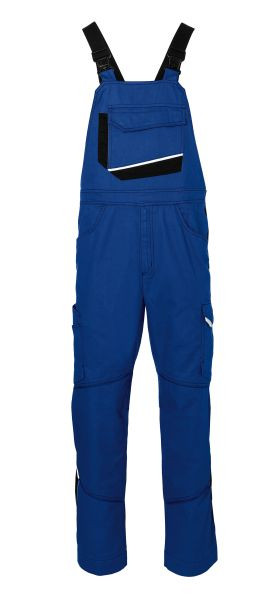 Kübler ICONIQ cotton Latzhose, Farbe: kornblau/schwarz, Größe: 58, 3140 1301-4699-58