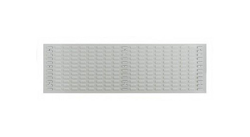 ADB Schlitzplatte, waagerechte Kiemenschlitzung, L1482xB456 mm, Farbe grau, RAL 7035, 23024