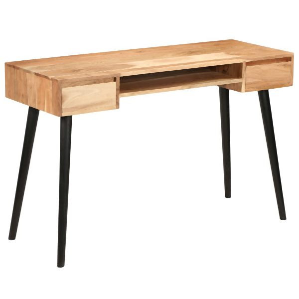 vidaXL Schreibtisch Akazienholz Massiv 118 x 45 x 76 cm, 246205