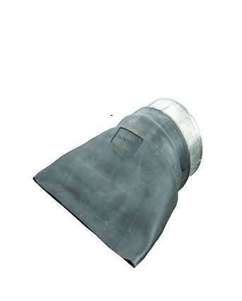 Nederman Gummi-Aufstecktülle, Schlauchanschluss-Ø 100 mm, für Auspuffendrohr-Ø bis max. 125 mm, 20866861