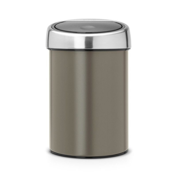 STEIN HGS Wand-Abfalleimer Touch Bin, platin, Edelstahl, 83678.0002