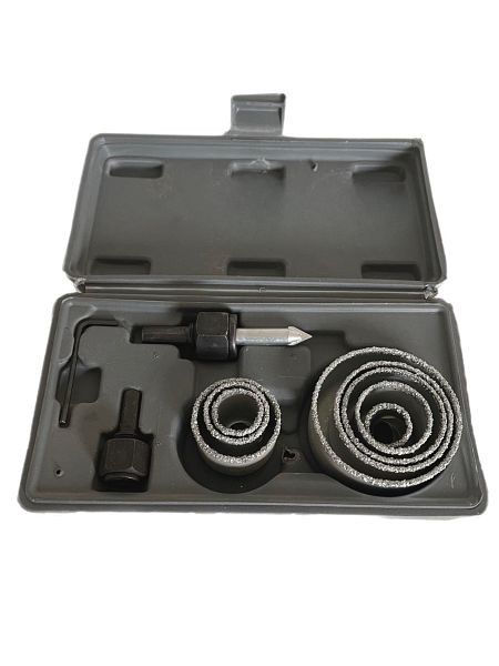 VaGo-Tools Bohrer Fliesenkrone Lochsäge 11-teiliges Set 19-64 mm, FB-11_xv