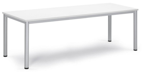 Deskin Besprechungstisch BASE-MODUL Q, Weiß, 2000 x 800 x 720 mm, 348796