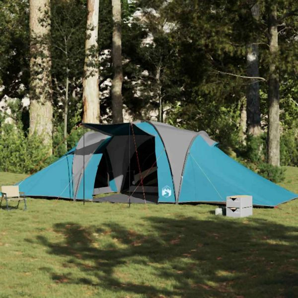 vidaXL Kuppel-Familienzelt 6 Personen Blau Wasserdicht, 4009432