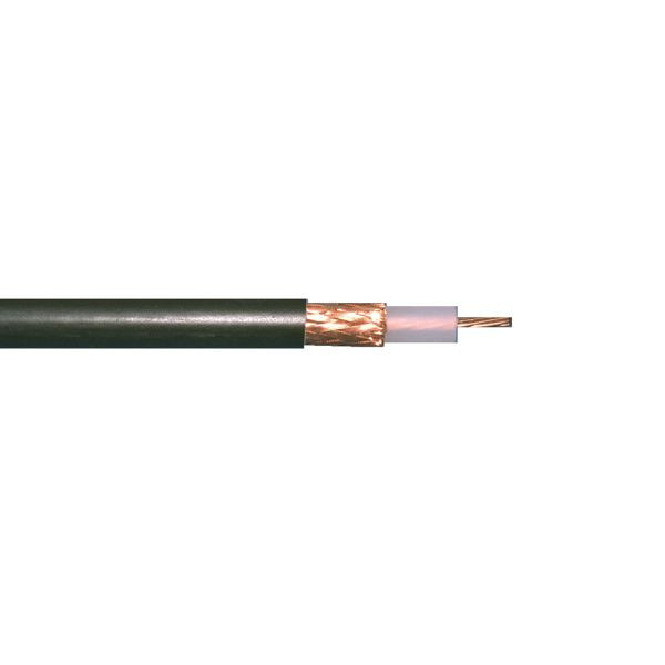 bda connectivity Antennenkabel RG 213-PVC MIL-C17 schwarz - 50m Ring, 10970940
