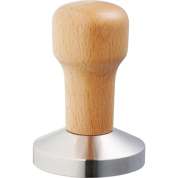 Stalgast Tamper aus Edelstahl, mit Holzgriff, Ø 58 mm, Höhe 85 mm, CB0199003