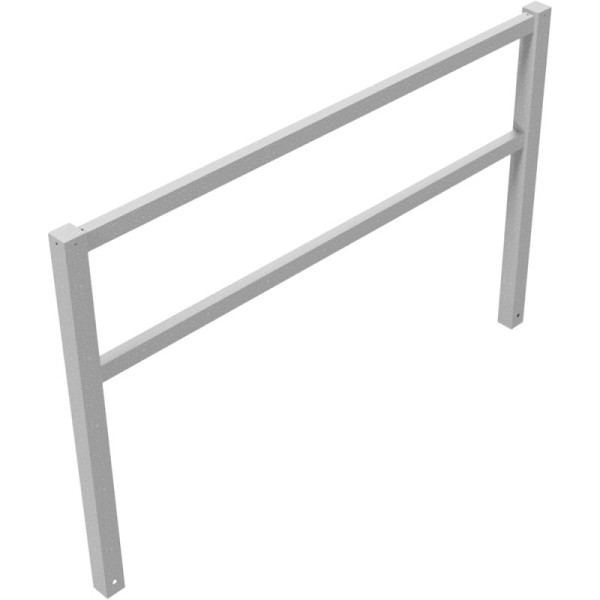 Stein HGS Wegesperre, feststehend, 2000 mm / mit Ober-und Knieholm, ohne Farbe, 4016.20