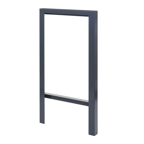 Mendler Fahrradbügel HWC-J74 Fahrradständer Anlehnbügel, verzinkter Karbonstahl Outdoor-pulverbeschichtet 115x60x6cm, anthrazit, 83305