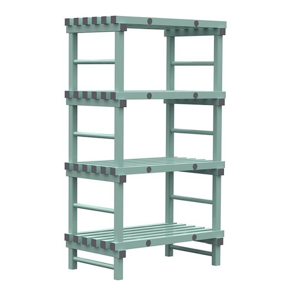 REA Euro-Regal 1000x600x1750mm, 4 Ständer mit 450mm Abstand, 308.160